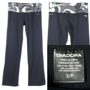 DIADORA Yoga Pants Workout Leggings Mid Straight